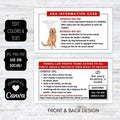 service dog handler ada information card